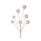 Pink Glitter Sugar Ball Spray 21" – Candyland Christmas Tree Pick-MTX75905BLPK